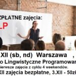 NLP bezpłatne zajęcia w&nbsp;Instytucie Psychologii Stosowanej